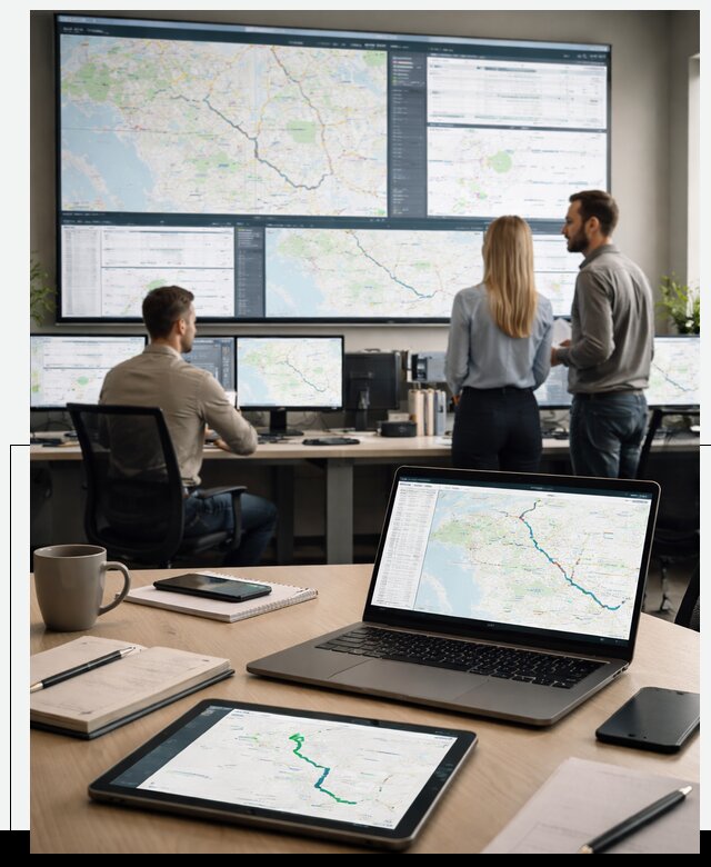 Трекинг грузов и Fleet Management, мониторинг автопарка в Липецке